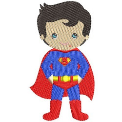 Matriz De Bordado Super Herói Cute 2