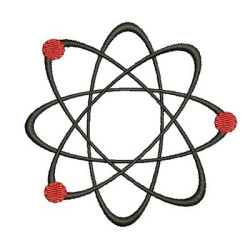 Embroidery Design Atom 2