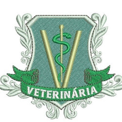 Embroidery Design Veterinary Shield 4