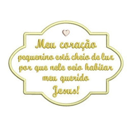 Diseño Para Bordado Mi Corazón Pequenito 3
