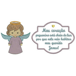 Diseño Para Bordado Primera Comunión Con La Oración  8