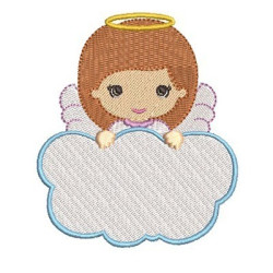 Embroidery Design Angel Girl In Cloud 10