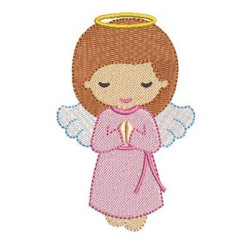 Embroidery Design Angel Girl 4