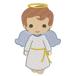 Embroidery Design Angel Boy 8