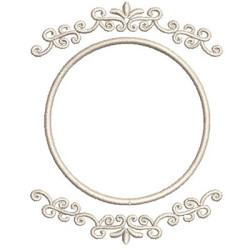 Embroidery Design Frame Provence 129