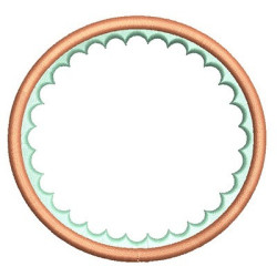 Diseño Para Bordado Marco Redondo