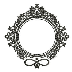 Diseño Para Bordado Marco Provençal Infinito 6