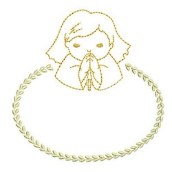 Embroidery Design Communion Framework 1