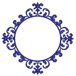 Embroidery Design Frame Provence 182