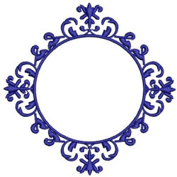 Embroidery Design Frame Provence 183