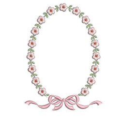 FLORAL FRAME WITH TIE 11