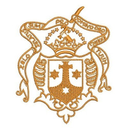 Matriz De Bordado Escudo Carmelitas Descalças