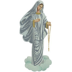 Embroidery Design Our Lady Of Medjugorje 2