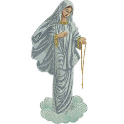 Matriz De Bordado Nossa Senhora De Medjugorje 3