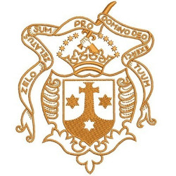 Matriz De Bordado Escudo Carmelitas Descalças 2