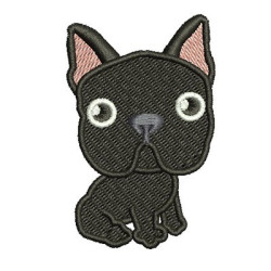 Embroidery Design French Bulldog 9