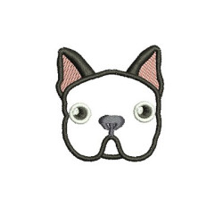Embroidery Design French Bulldog 22