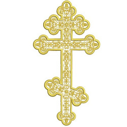Diseño Para Bordado Cruz Ortodoxa 5