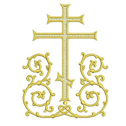 Diseño Para Bordado Cruz Ortodoxa 7