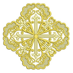 Embroidery Design Decorated Cross 78