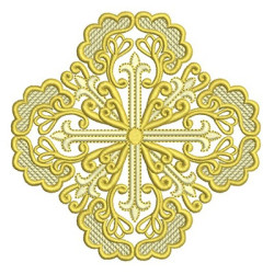 Embroidery Design Decorated Cross 78
