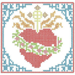 Embroidery Design 5 Embroidered Altar Cloths Sacred Cross Point  128