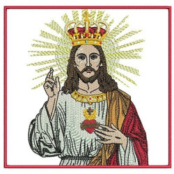 EMBROIDERED ALTAR CLOTHS KING CHRIST 143