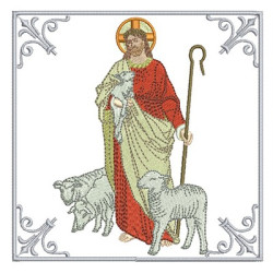 EMBROIDERED ALTAR CLOTHS GOOD SHEPHERD 152