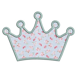 Embroidery Design Applied Crown