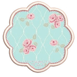 Diseño Para Bordado Marco Con Aplicación 20