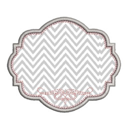 Embroidery Design Frame With Application 31