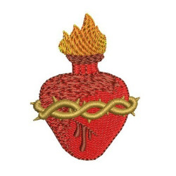 Embroidery Design Sacred Heart Of Jesus 4