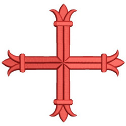 Embroidery Design Cross 13 Cm