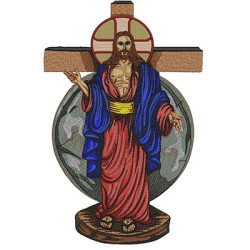 Embroidery Design Jesus Of The Holy Wounds 2