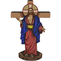 Embroidery Design Jesus Of The Holy Wounds 3