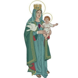 Embroidery Design Our Lady Of Hope