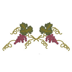 Diseño Para Bordado Racimos De Uvas