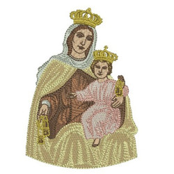 VIRGEN DE CARMO 13 CM