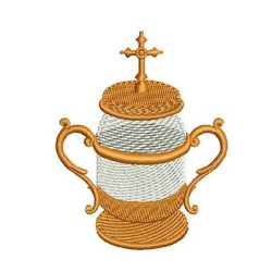 Embroidery Design Consecration Vessel