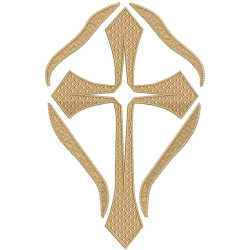 Diseño Para Bordado Cruce 20 Cm 4