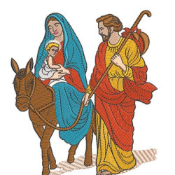 Embroidery Design Our Lady Of The Exile 16 Cm