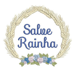 Diseño Para Bordado Marco Salve Reina 14 Cm