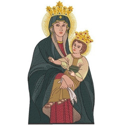 Embroidery Design Our Lady Of Snow 24 Cm