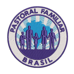 Diseño Para Bordado Pastoral De La Familia Brasil