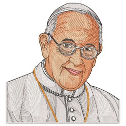 Embroidery Design Pope Francisco 4