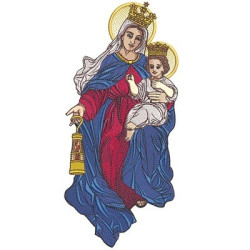 Diseño Para Bordado Nuestra Señora De Los Migrantes