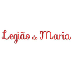 Matriz De Bordado Legião De Maria 25 Cm