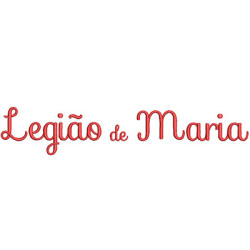 Matriz De Bordado Legião De Maria 30 Cm