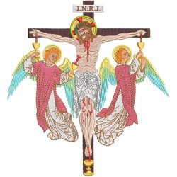 JESUS CRUCIFIED 18CM