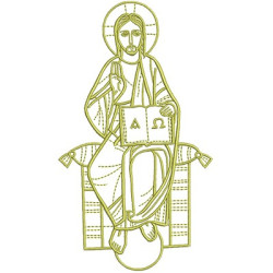 Embroidery Design Jesus 19 Cm